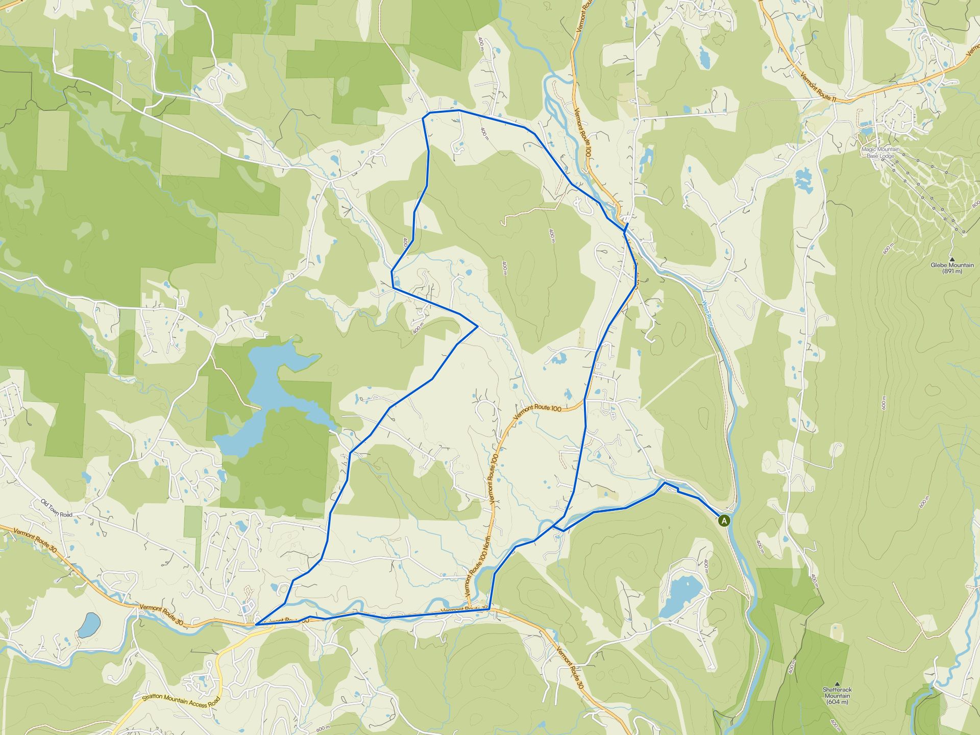 The best cycling routes around Stratton Mountain | Komoot
